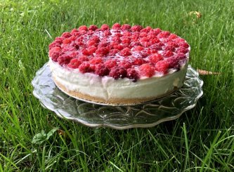 Citromos-málnás túrótorta