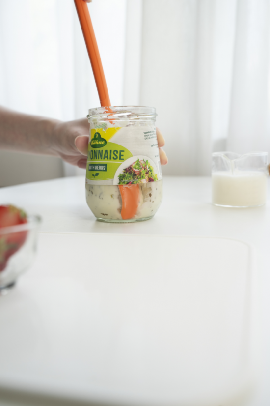 Silikonowa łyżka do resztek 20 cm