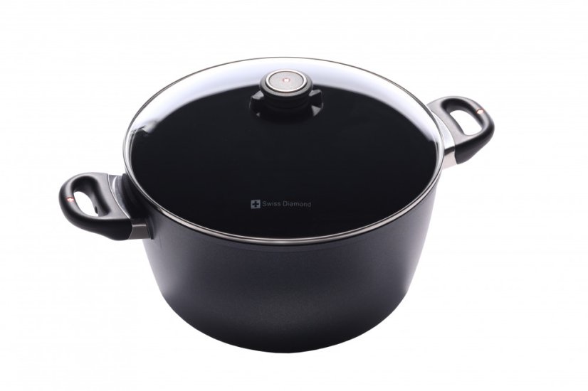 Indukčný hrniec Swiss Diamond® XD6128ic s objemom 8,5 l s pokrievkou