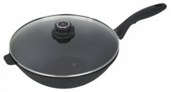 Indukční titanový wok Swiss Titan® ST61130ic o průměru 30 cm s poklicí