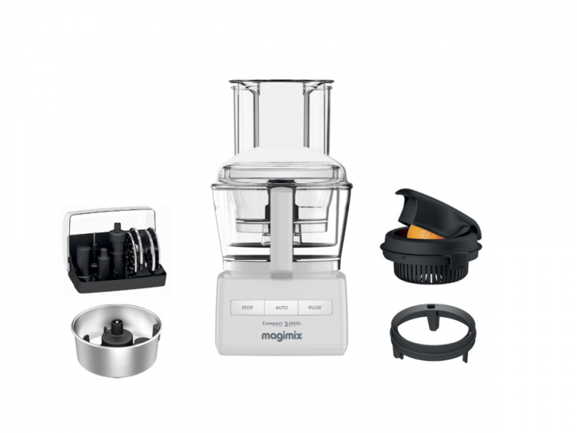 MAGIMIX® 3200 XL biały robot kuchenny w podstawowym zestawie- eksponat wystawowy