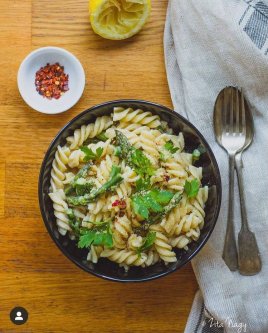 CITRÓNOVO- SMOTANOVÉ CESTOVINY SO ŠPARGĽOU ( vegan, bezlaktózové)