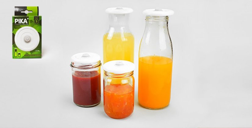 Sada dvou univerzálních vakuových víček 6 cm