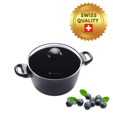 Indukční hrnec Swiss Diamond® XD6124ic o objemu 5,5 ls poklicí