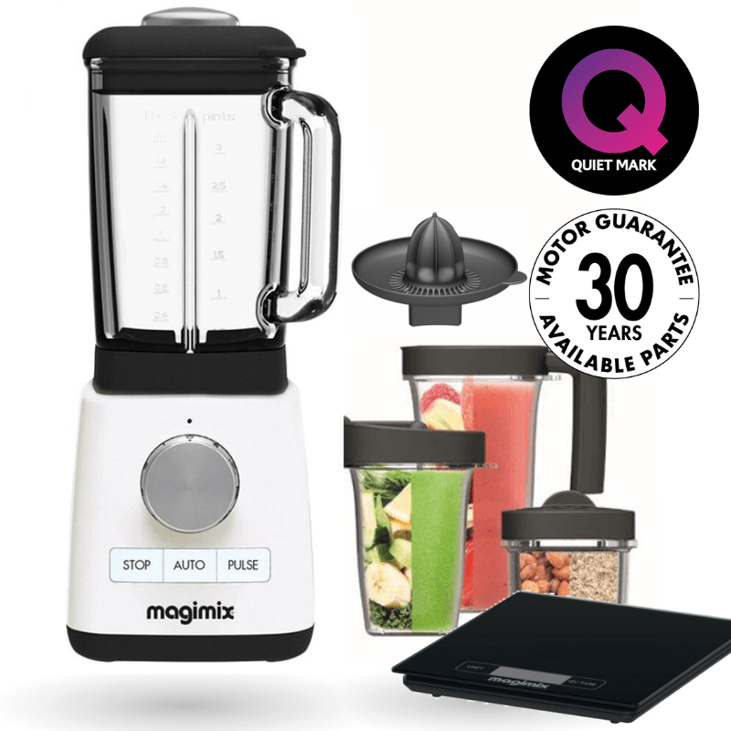 Magimix® blender POWER BLENDER 4 biały w zestawie Premium