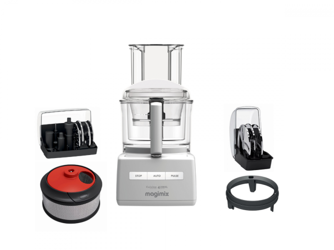 MAGIMIX® 4200XL bílý kuchyňský robot s odšťavňovačem