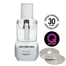 MAGIMIX® Mini Plus kuchynský robot v bielej farbe s využitím šrotovného