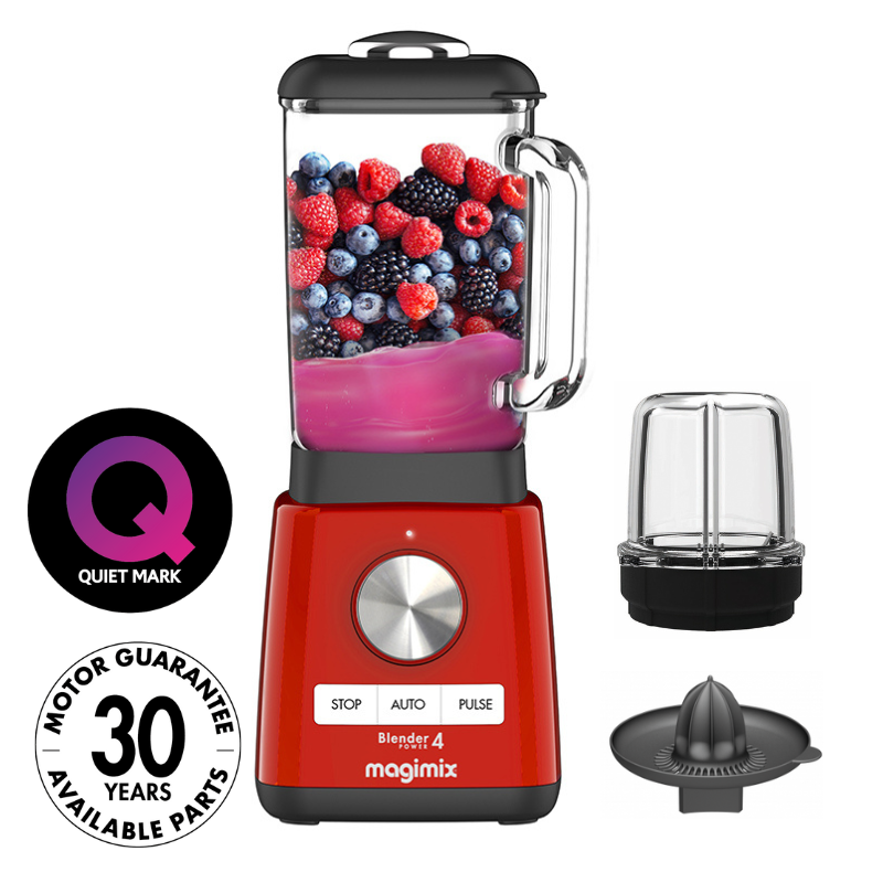 Magimix® blender Power Blender 4 czerwony, podstawowy zestaw