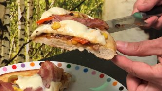 Pizza pečená bez rúry