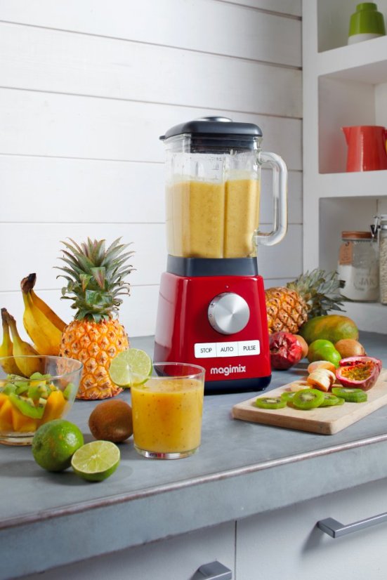 Magimix® blender Power Blender 4 czerwony, podstawowy zestaw