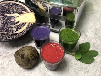 Okurkově špenátová šťáva