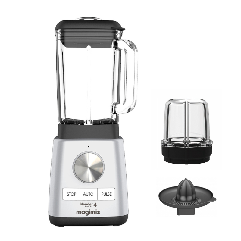 Magimix® blender POWER BLENDER 4 matowy chrom, podstawowy zestaw