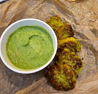 Brokkolis-csirke nuggets