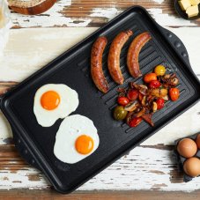 Patelnia grillowa Swiss Diamond® Griddle Combo o wymiarach 43x28 cm