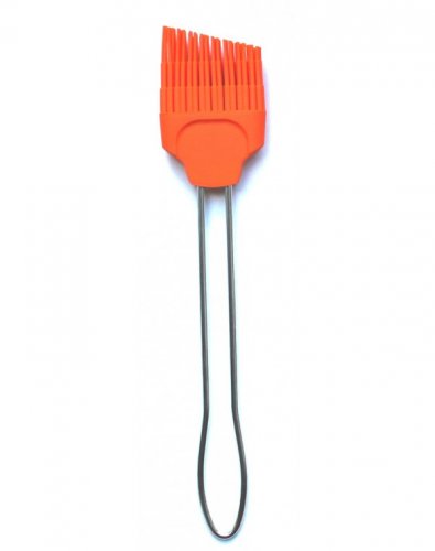 Silikónový kuchynský štetec 21 cm - Farba: Oranžová