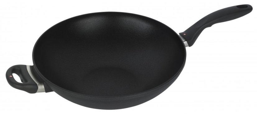 SWISS DIAMOND® gyémánt felületű wok serpenyő 32 cm fedővel indukciós