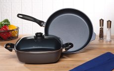Indukcyjne patelnie Swiss Diamond® XD328i w 3-częściowym zestawie