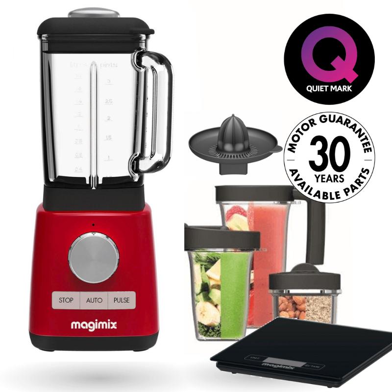Magimix® mixér POWER BLENDER 4 červený vo výbave Premium