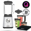 Magimix® POWER BLENDER 4 matt króm turmixgép, Premium csomag
