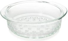 Sklenená naparovacia nádoba 24 cm