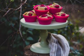 Malinovo makové muffins ( bezlaktózové, bezlepkové, vegan)