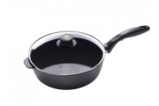 Indukčná zvýšená panvica Swiss Diamond® XD6724ic s priemerom 24 cm s pokrievkou