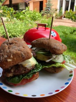 Chutný domácí hamburger