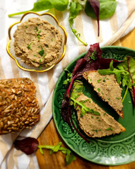 Gombás lencsepástétom