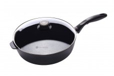 Indukčná zvýšená panvica Swiss Diamond® XD6728ic s priemerom 28 cm s pokrievkou