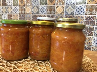 Lecsó befőzése télire