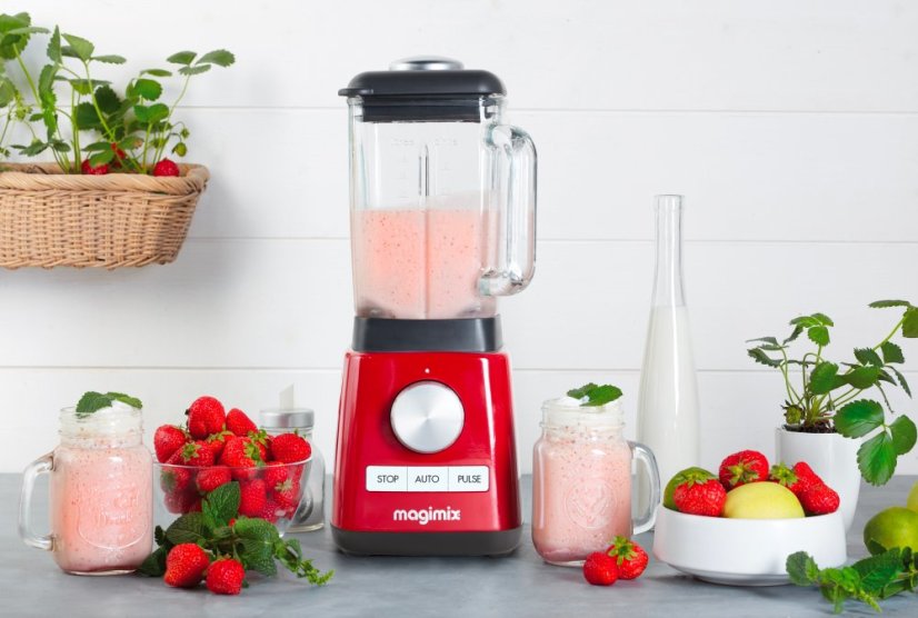 Magimix® blender Power Blender 4 czerwony, podstawowy zestaw