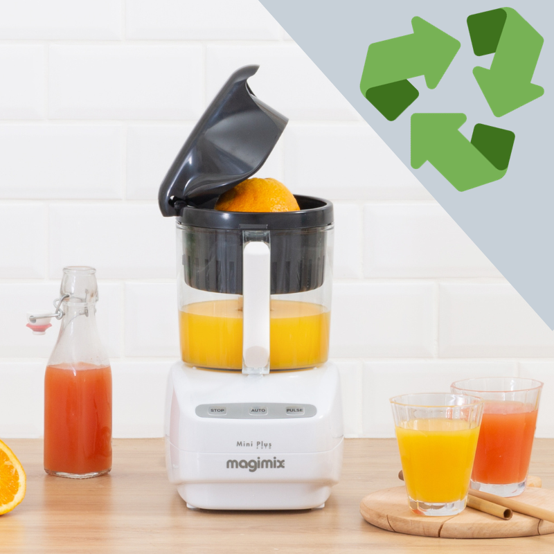 MAGIMIX® Mini Plus kuchyňský robot v bílé barvě s využitím šrotovného
