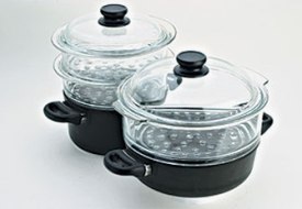 Skleněná napařovací nádoba 20 cm