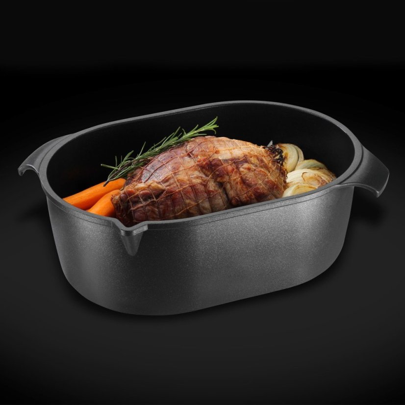 Cocotte tytanowy garnek do pieczenia indukcyjny 11 l