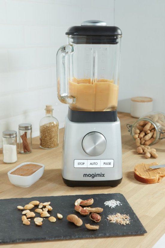 Magimix® blender POWER BLENDER 4 matowy chrom, podstawowy zestaw