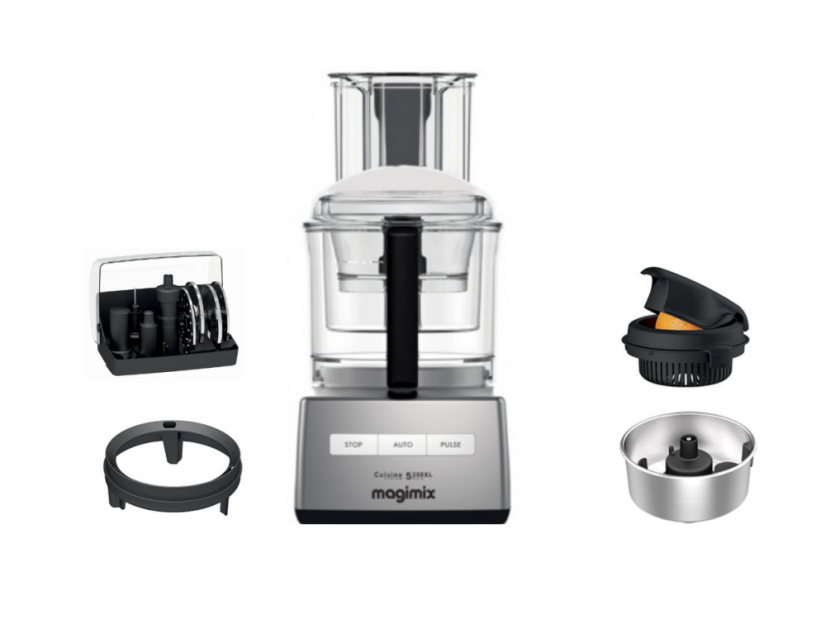 MAGIMIX® 5200 XL lesklý chróm kuchynský robot v základnej výbave