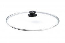 Szklana pokrywka z regulowanym zaworem o średnicy 30 cm, do naczyń Swiss Diamond®
