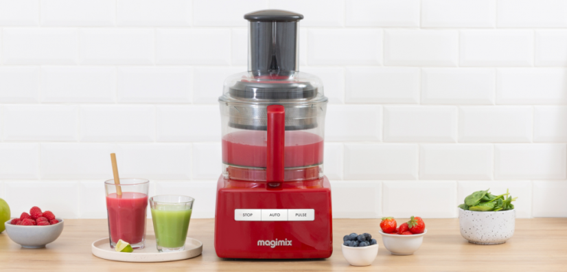 MAGIMIX® 3200 XL piros konyhai robotgép Premium csomag