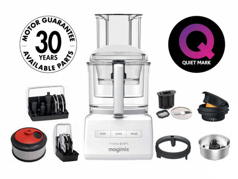 MAGIMIX® 5200 XL kuchyňský robot ve výbavě Premium bílý