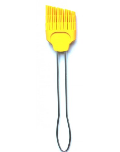 Silikonový kuchyňský štětec 21 cm - Barva: Oranžová