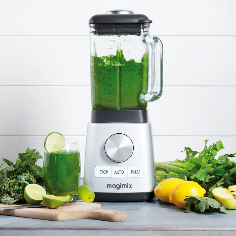 Magimix® blender POWER BLENDER 4 matowy chrom, podstawowy zestaw