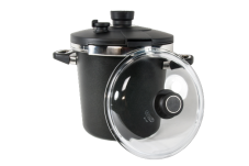 Titán felületű 7 l kukta indukciós 2 fedővel