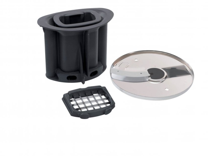 Balíček výrobníku pyré, hranolkovače, kostkovače a láhve pro uchovávání čerstvých šťáv