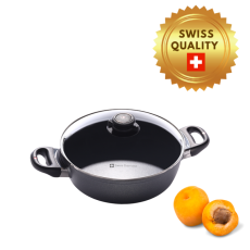 Indukční kastrol Swiss Diamond® XD6824ic o objemu 3 ls pokličkou
