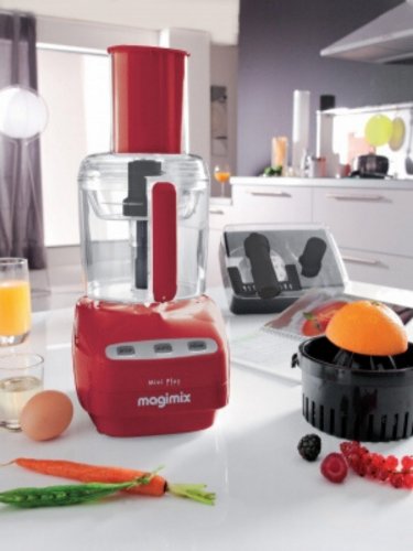 MAGIMIX® Mini Plus kuchyňský robot v barvě červená, nyní se škrabkou zdarma