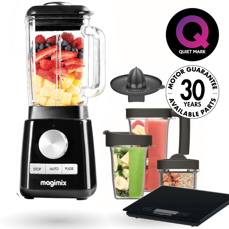 Magimix® blender POWER BLENDER 4 czarny w zestawie Premium