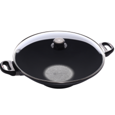 Indukcyjny wok Swiss Diamond® XD61136ic o średnicy 36 cm z pokrywką
