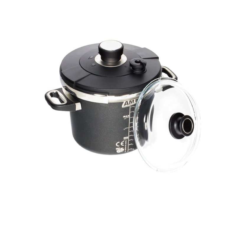 Titánový 4,5 l tlakový hrniec indukčný s dvoma pokrievkami