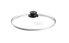Szklana pokrywka z regulowanym zaworem o średnicy 26 cm, do naczyń Swiss Diamond®