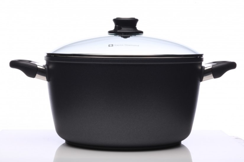 Indukčný hrniec Swiss Diamond® XD6128ic s objemom 8,5 l s pokrievkou